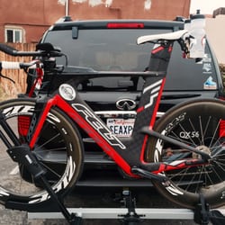 Revolution Bike Shop - Full shot of the new Felt build in the new first class rack!