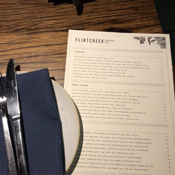 FlintCreek Cattle - Menu 02/2020 - New American Near Me - Seattle, Washington FlintCreek Cattle - Menu 02/2020 - New American Near Me - Seattle, Washington