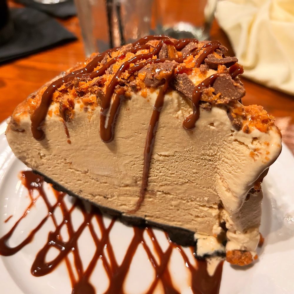 Cedar Creek Inn - Birthday Dinner Salted Caramel Ice Cream Pie from #CedarCreekInnBrea - New American Near Me - Brea, California Cedar Creek Inn - Birthday Dinner Salted Caramel Ice Cream Pie from #CedarCreekInnBrea - New American Near Me - Brea, California