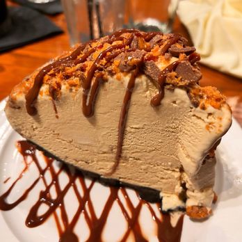 Cedar Creek Inn - Birthday Dinner  Salted Caramel Ice Cream Pie from #CedarCreekInnBrea - New American Near Me - Brea, California