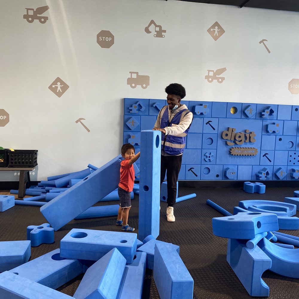Dig It - Shout out to Terrance, one of the cool "construction" crew - Indoor Playcenter Near Me - Torrance, California