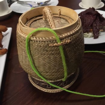 Sticky Rice - little thingy that sticky rice comes in! - Laotian Near Me - Murphy, Texas