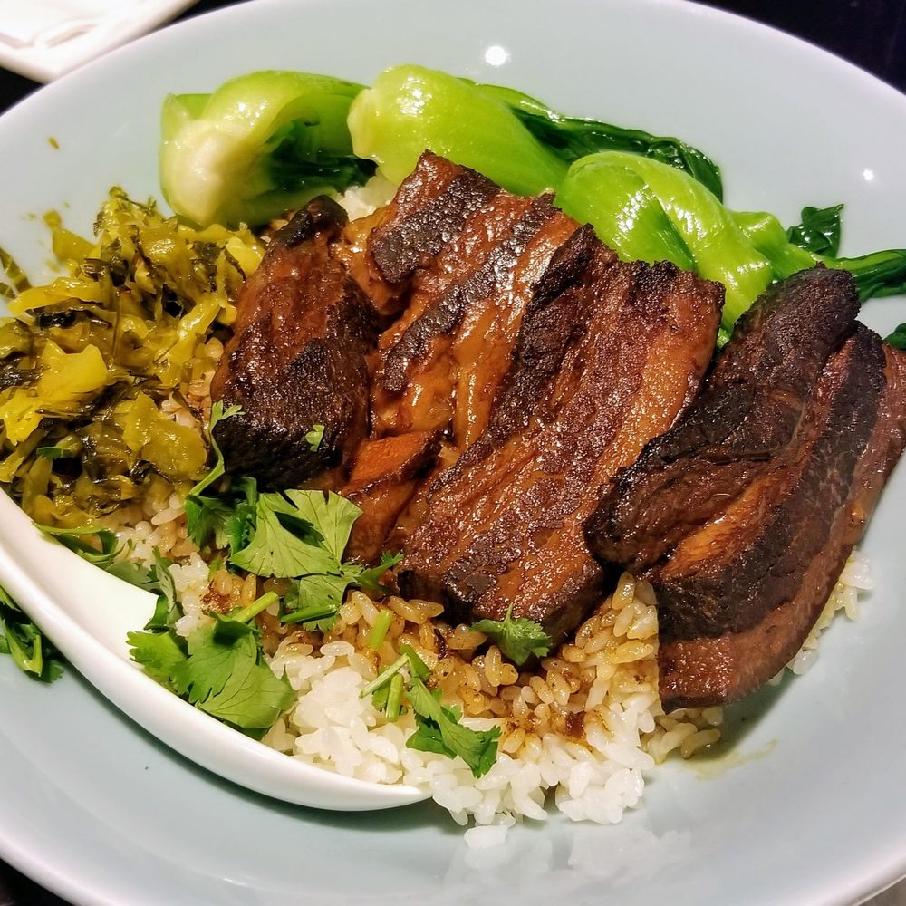 Facing East - Braised Pork Stew Over Rice - Chinese Near Me - Bellevue, Washington Facing East - Braised Pork Stew Over Rice - Chinese Near Me - Bellevue, Washington