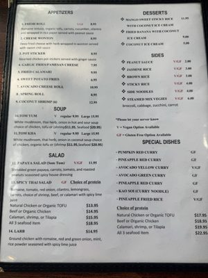 Menu photo 2 The Coconut Downtown Reno, NV Menu photo 2 The Coconut Downtown Reno, NV