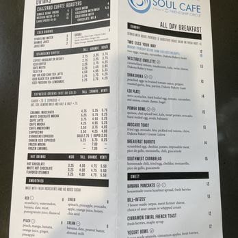 Soul Cafe - Menu - Cafes Near Me - West Bloomfield Township, Michigan Soul Cafe - Menu - Cafes Near Me - West Bloomfield Township, Michigan