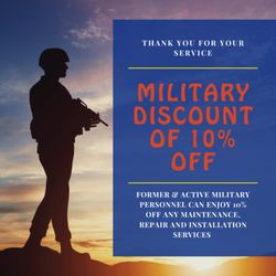 Awesome Heating and Air Conditioning - Now offering 10% off to all active and former military personnel