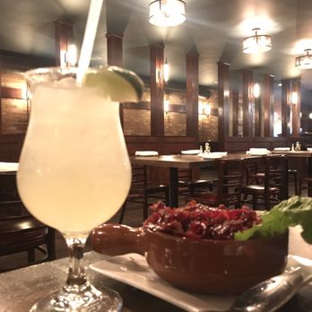 Evita Argentinian Steakhouse - Margarita with Crispy Veal Bacon to start - Steakhouses Near Me - Chicago, Illinois Evita Argentinian Steakhouse - Margarita with Crispy Veal Bacon to start - Steakhouses Near Me - Chicago, Illinois