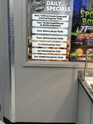 Menu photo 1 Philly Pretzel Factory Broomall, PA