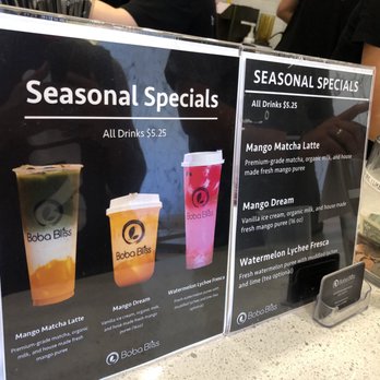 Boba Bliss - Seasonal Specials - Bubble Tea Near Me - Dublin, California Boba Bliss - Seasonal Specials - Bubble Tea Near Me - Dublin, California