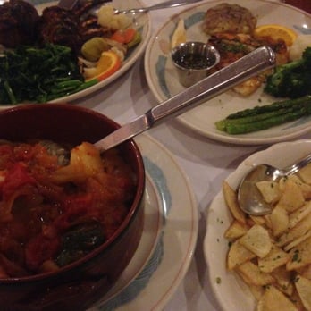 Aquario Restaurant - Rack of lamb, potatoes, seafood broiled - Seafood Near Me - Harrison, New York