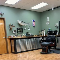 Professional Barbers of Cary - Interior, May 2026.
