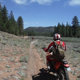 130 mile loop up in the Sierra. Bishop area. Bob Small showing how great the ride was.