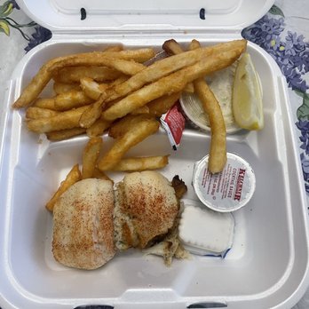 16th Street Seafood - Crab stuffed flounder with fries - Seafood Markets Near Me - Ocean City, New Jersey 16th Street Seafood - Crab stuffed flounder with fries - Seafood Markets Near Me - Ocean City, New Jersey