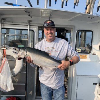 Crazy Ray's Adventures - On the boat big Silver Salmon! - Fishing Near Me - Whittier, Alaska