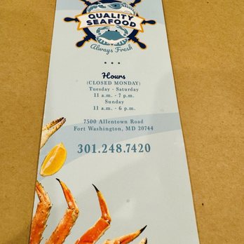 Quality Seafood - Seafood Near Me - Fort Washington, Maryland Quality Seafood - Seafood Near Me - Fort Washington, Maryland