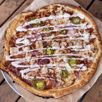 Blaze Pizza - Blazed BBQ (11-inch) - Pizza Near Me - San Diego, California Blaze Pizza - Blazed BBQ (11-inch) - Pizza Near Me - San Diego, California