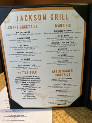 Menu photo 3 The Jackson Grill Milwaukee, WI