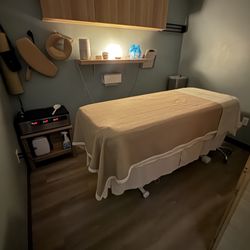Relax and Unwind in our tranquil massage therapy room