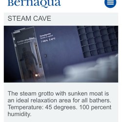 Bernaqua - Minty steam cave room