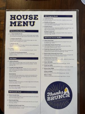 Menu photo 1 Thanks A Brunch Mesa, AZ Menu photo 1 Thanks A Brunch Mesa, AZ