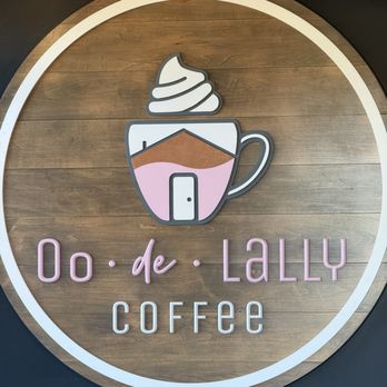 Oo de Lally Coffee - Oo-de-Lally logo on the wall - Coffee & Tea Near Me - Castle Rock, Colorado Oo de Lally Coffee - Oo-de-Lally logo on the wall - Coffee & Tea Near Me - Castle Rock, Colorado