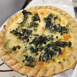 Pierre & Michel Authentic French Bakery - Spinach and goat cheese quiche