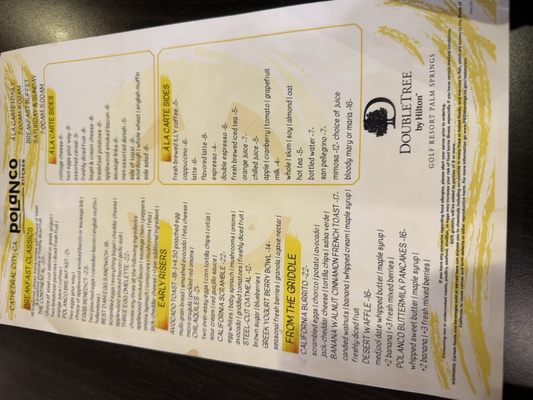 Menu photo 1 Polanco Kitchen & Bar Cathedral City, CA Menu photo 1 Polanco Kitchen & Bar Cathedral City, CA