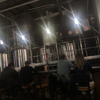 Akronym Brewing - View of the bar from a high top table - Breweries Near Me - Akron, Ohio