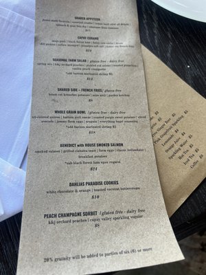 Menu photo 5 Park Winters Dining Winters, CA