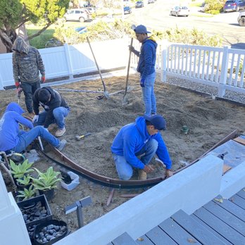Preferred Turf - Installing high quality bender board - Artificial Turf Near Me Preferred Turf - Installing high quality bender board - Artificial Turf Near Me