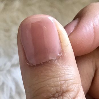 Mint Salon & Spa - The gel is painted and cured all over my cuticles - Hair Salons Near Me - Cupertino, California Mint Salon & Spa - The gel is painted and cured all over my cuticles - Hair Salons Near Me - Cupertino, California