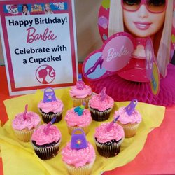 Pick N Save - The Mattel Toy Store in Middleton, WI celebrating Barbie's Birthday with Yummy Pick N Save cupcakes!