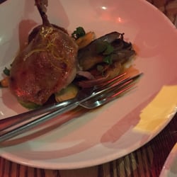 Kirk's Wine Bar - Duck confit leg with pumpkin gnocchi