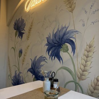 Vasilki Cafe Bakery - Iced coffee and mural - Bakeries Near Me - Laguna Niguel, California Vasilki Cafe Bakery - Iced coffee and mural - Bakeries Near Me - Laguna Niguel, California