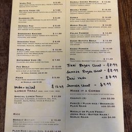 Menu Menu
