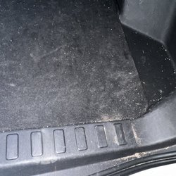 Hertz Rent A Car - Presented to me uncleaned inside