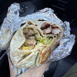 Vegan burrito, delicious! Vegan burrito, delicious!
