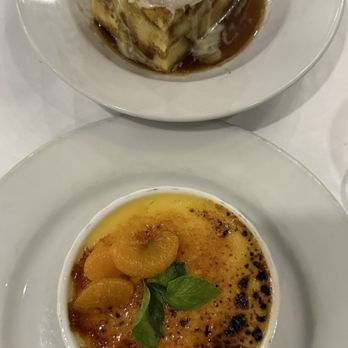 Bella Siena - Lavender and orange crème brulee, bread pudding, (tiramisu not pictured) - Italian Near Me - Benicia, California