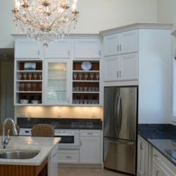 Hunny Do List - Corner shelves and slot for double door refrigerator install.