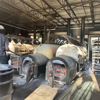 Terry Black's Barbecue - Cooking the meats - Barbeque Near Me - Houston, Texas