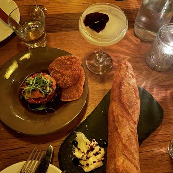 Firefly - Big Eye Tuna Tartare and French baguette - New American Near Me - Studio City, California