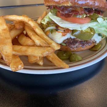 Baldo's Mexican - Cheeseburger with fries! - Mexican Near Me - Monte Vista, Colorado