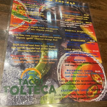 Tacos Tolteca - Drinks Menu - Mexican Near Me - Fallston, Maryland
