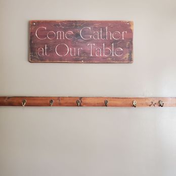 Chappy's Bar & Grill - a sign that says come gather at our table - Steakhouses Near Me - Grayville, Illinois Chappy's Bar & Grill - a sign that says come gather at our table - Steakhouses Near Me - Grayville, Illinois