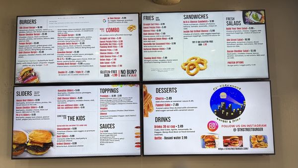 Menu photo 4 5th Street Burger & Fries Tempe, AZ