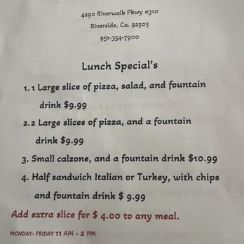 2 Brother's Pizza - Lunch specials - Pizza Near Me - Riverside, California 2 Brother's Pizza - Lunch specials - Pizza Near Me - Riverside, California