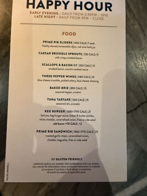 Menu photo 1 The Keg Steakhouse + Bar Toronto, ON