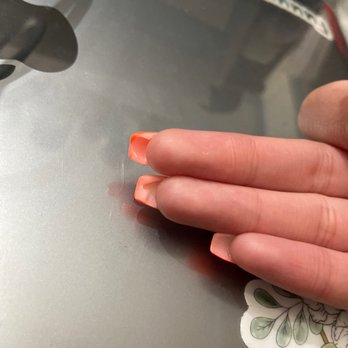 Sunset Nails - Extra acrylic that wasn't sanded down :/ - Nail Salons Near Me - San Francisco, California Sunset Nails - Extra acrylic that wasn't sanded down :/ - Nail Salons Near Me - San Francisco, California