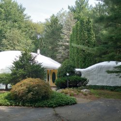 CertaPro Painters of Grand Rapids - Concrete dome house sealed and painted.