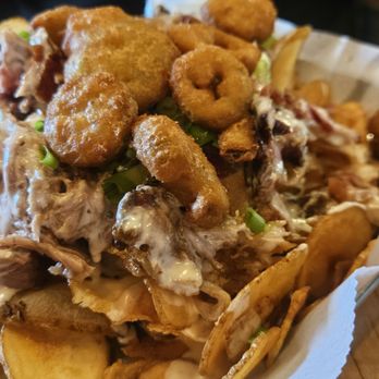 The Shack - Pulled pork Nachos - Southern Near Me - Evergreen, Alabama The Shack - Pulled pork Nachos - Southern Near Me - Evergreen, Alabama